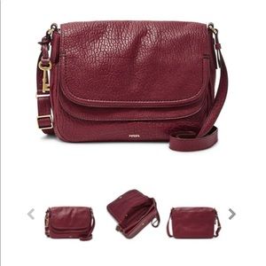 Fossil Peyton Large Double Flap Bag